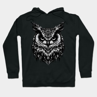 The Creepy Owl's Stare Hoodie